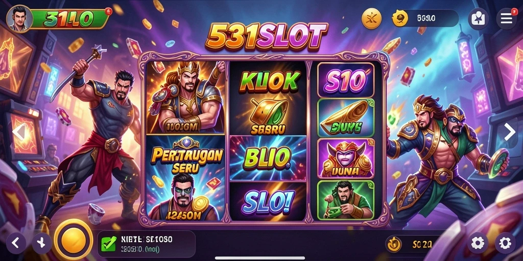 Gameplay seru dalam aksi pertarungan di 531SLOT.
