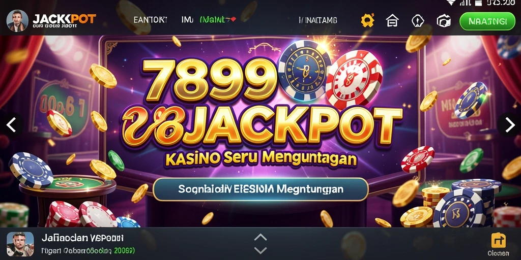 Tampilan gameplay seru di 789JACKPOT dengan berbagai pilihan permainan Kasino.