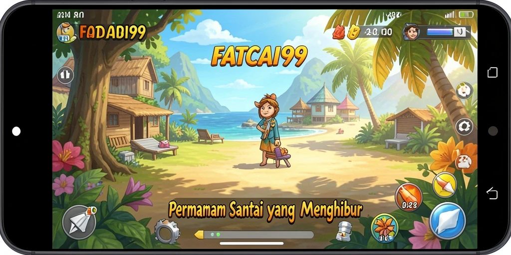 Screenshot menunjukkan gameplay menarik dan interaktif dari FATCAI99.