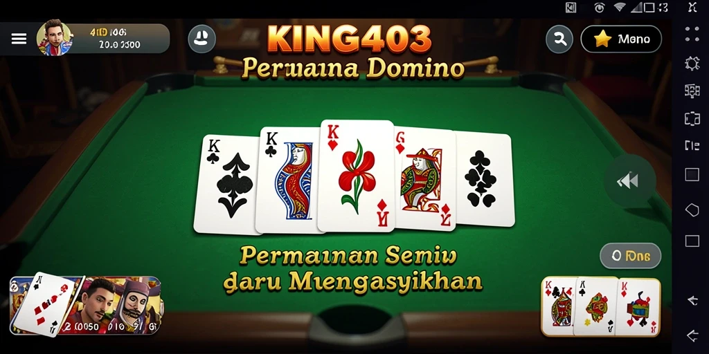 Gameplay menarik dan seru dalam permainan Domino.