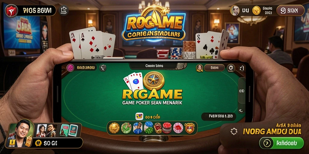 Menampilkan gameplay poker yang seru di RPGAME.